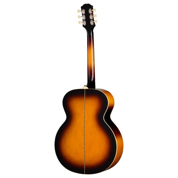 Epiphone J-200 Studio, Vintage Sunburst - back