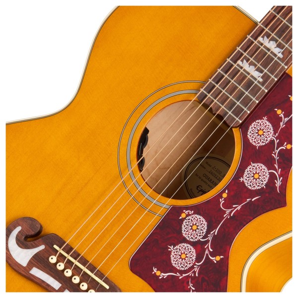 Epiphone J-200 Studio, Natural - soundhole
