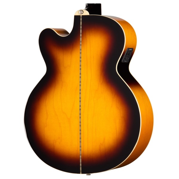 Epiphone J-200 Studio EC, Vintage Sunburst - back of body