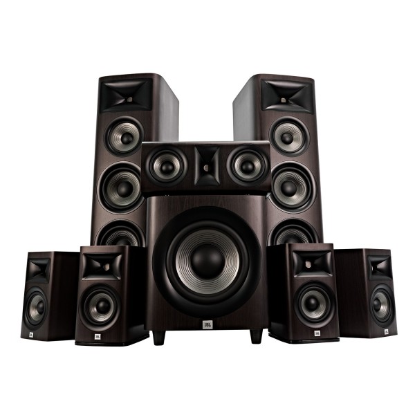 JBL Studio 660P Subwoofer, Dark Wood - 7.1 system