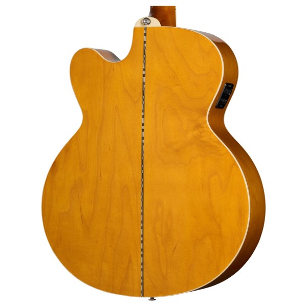 Epiphone J-200 Studio EC, Natural - back of body