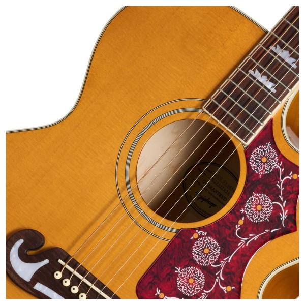Epiphone J-200 Studio EC, Natural - soundhole