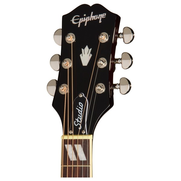 Epiphone Hummingbird Studio EC, Natural - headstock