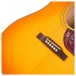 Epiphone Hummingbird Studio EC, Heritage Cherry Sunburst - bridge