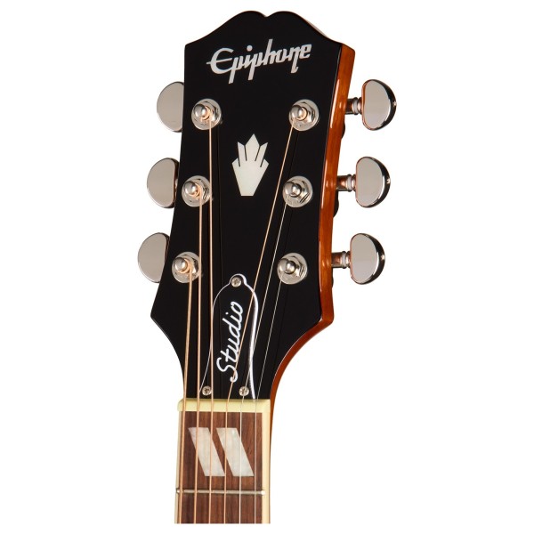 Epiphone Hummingbird Studio EC, Heritage Cherry Sunburst - headstock