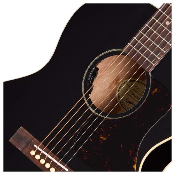 Epiphone Blues King Studio, Ebony - soundhole