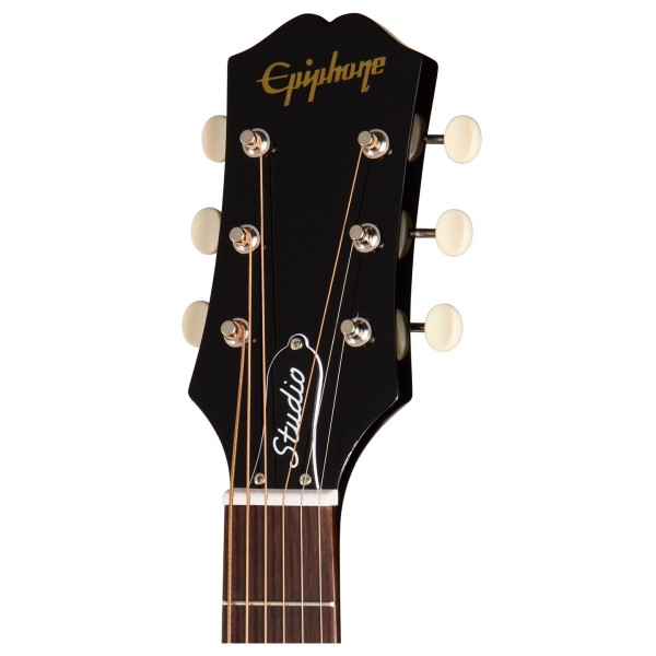 Epiphone Blues King Studio, Ebony - headstock