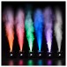 Vertical Fog Machine with LEDs & 1L Fog Fluid by Gear4music