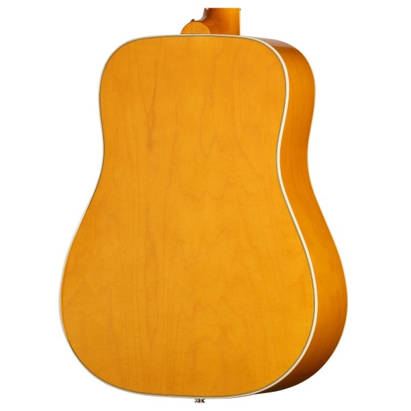 Epiphone Dove Studio, Natural - back of body