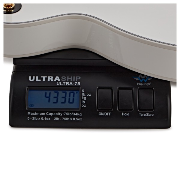 Gibson Custom Les Paul Custom, Alpine White #CS502717 - weight shot