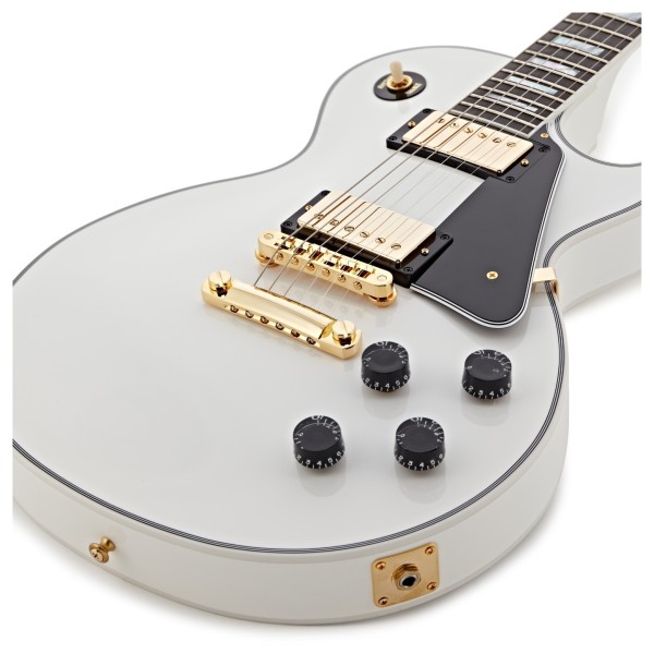 Gibson Custom Les Paul Custom, Alpine White #CS502719 - lower bout