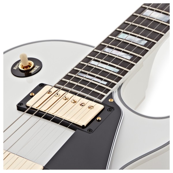 Gibson Custom Les Paul Custom, Alpine White #CS502719 - upper bout