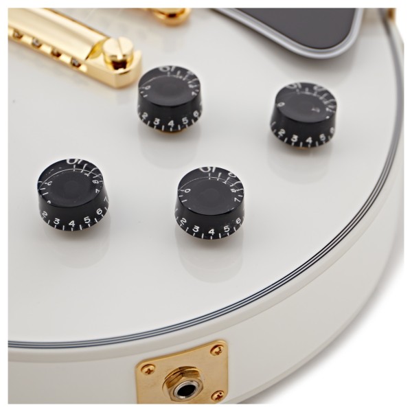 Gibson Custom Les Paul Custom, Alpine White #CS502719 - controls