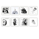 Show And Listen LP Rahmen 8er Pack, Wei&szlig;