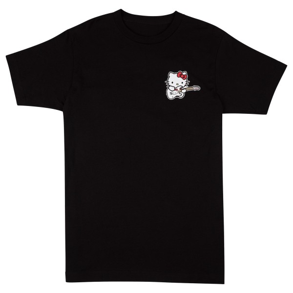 Fender x Hello Kitty Tシャツ Sサイズ Fender x Hello Kitty Graphic Tee, Black, S at Gear4music