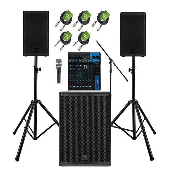 RCF ART 910-A Complete PA System Bundle
