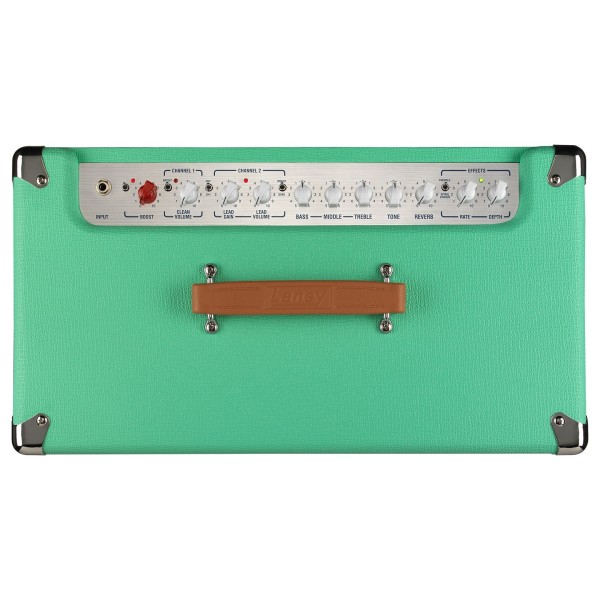 Laney Lionheart Foundry Series Super 60w Combo Limited Edition Sea Foam Green - top 