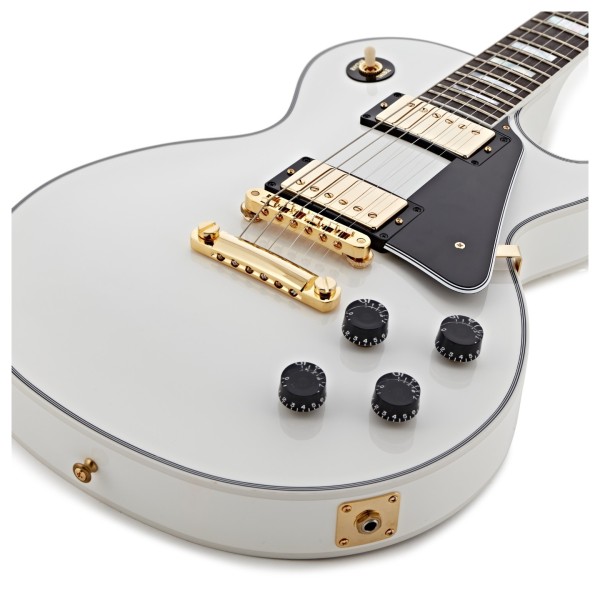 Gibson Custom Les Paul Custom, Alpine White #CS502446 at Gear4music