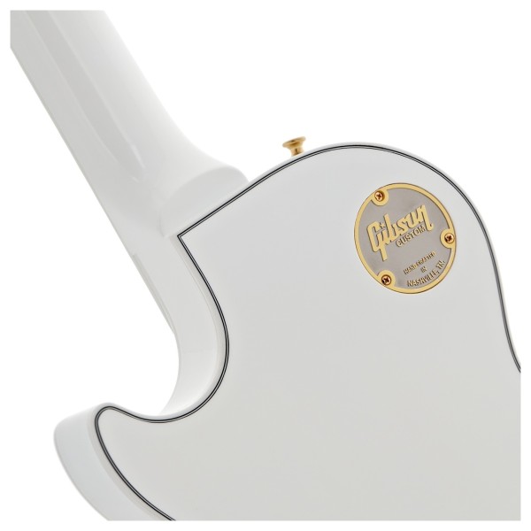 Gibson Custom Les Paul Custom, Alpine White #CS502446 - neck joint