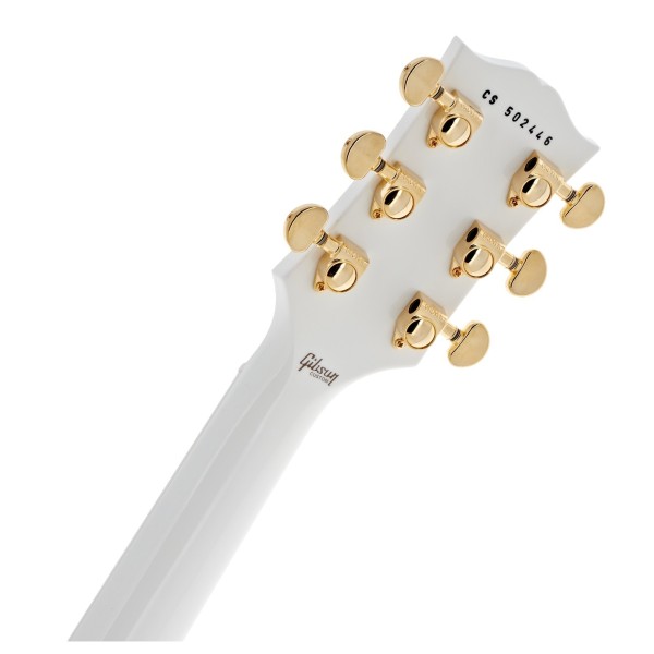 Gibson Custom Les Paul Custom, Alpine White #CS502446 - back of headstock