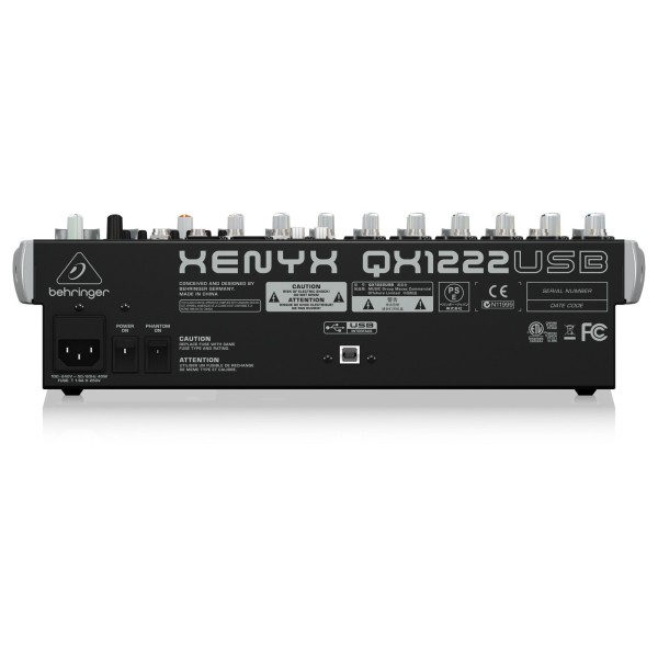Behringer XENYX QX1222USB Small Format Analog Mixer