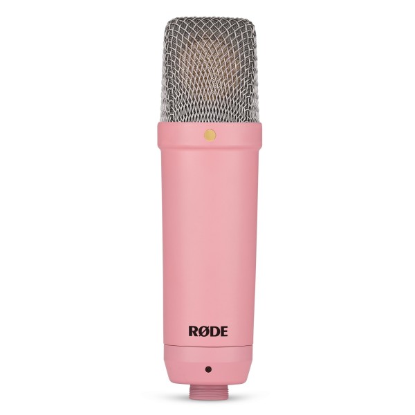 Rode NT1 Signature Condenser Studio Microphone, Pink - Front 