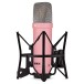 Rode NT1, Pink - Angled with mount