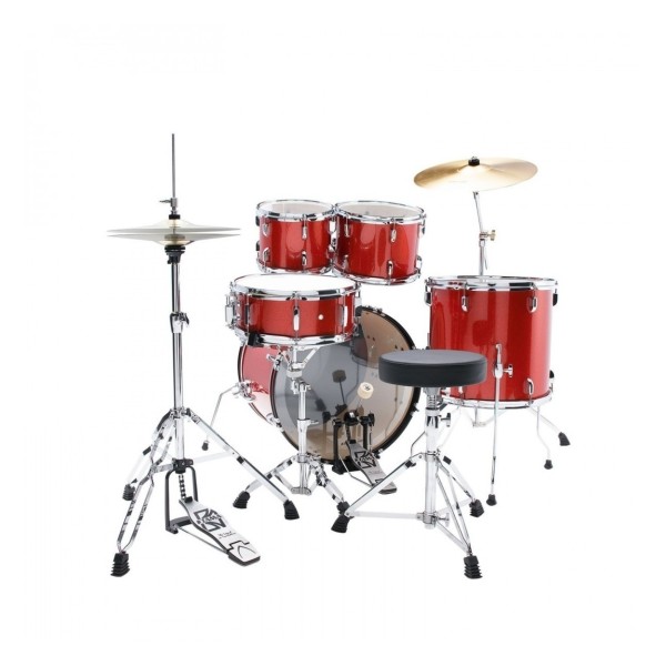 Tama Stagestar 22" 5pc Drum Kit w/Cymbals, Red Sparkle