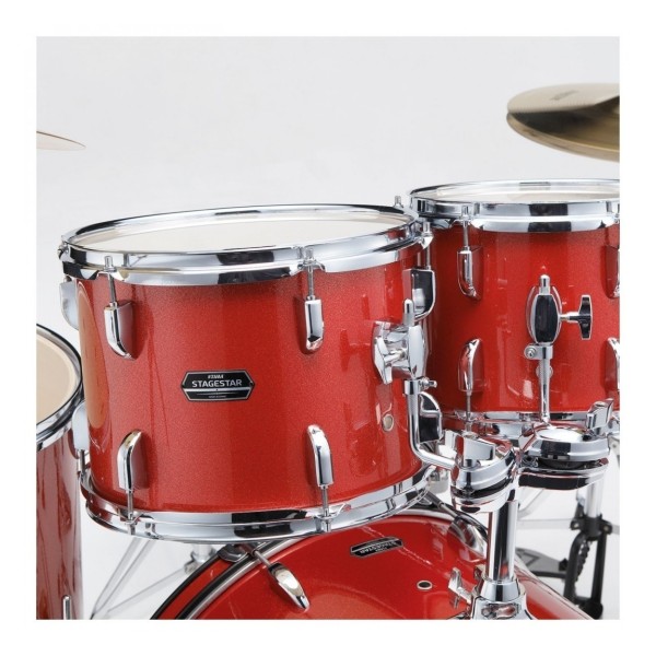 Tama Stagestar 22" 5pc Drum Kit w/Cymbals, Red Sparkle