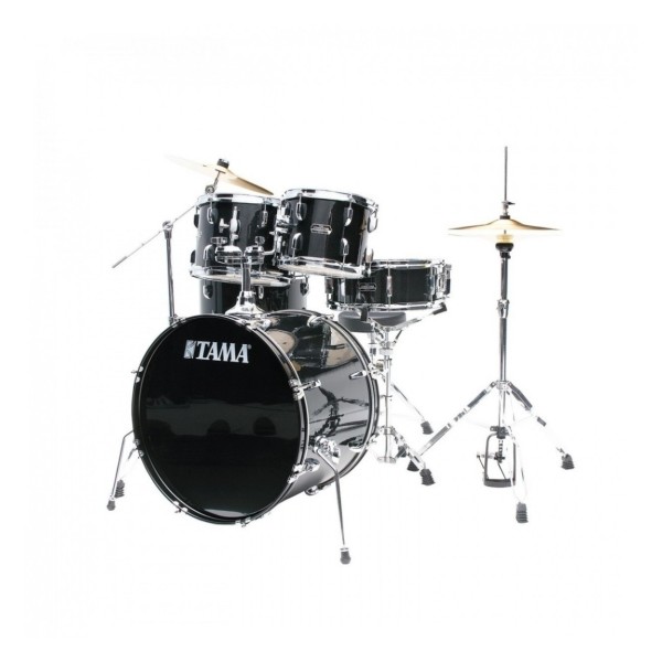 Tama Stagestar 20" 5pc Drum Kit w/Cymbals, Black Sparkle