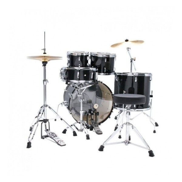 Tama Stagestar 20" 5pc Drum Kit w/Cymbals, Black Sparkle