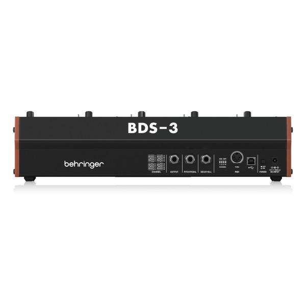 Behringer BDS-3 Analog Drum Synthesizer, Rear