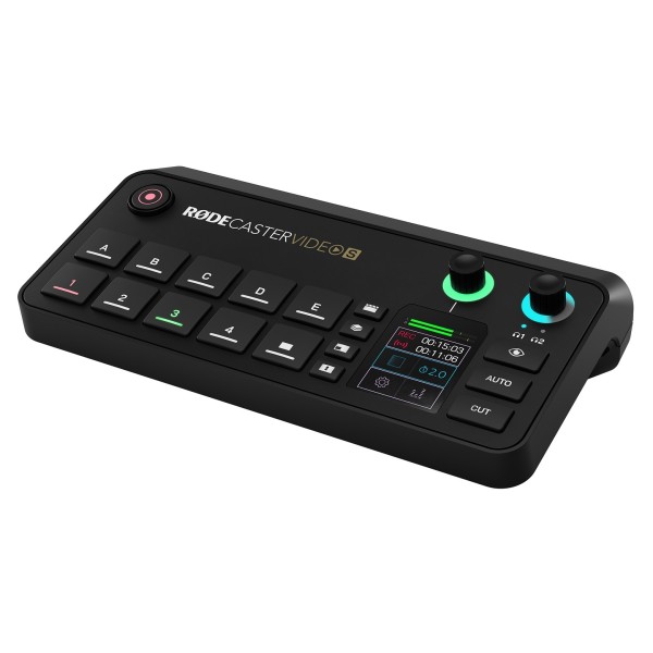 Rode Rodecaster Video S Production Console - Angled