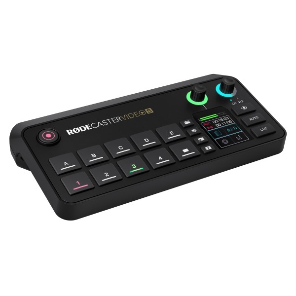 Rode Rodecaster Video S Video and Audio Production Interface - Angled 2