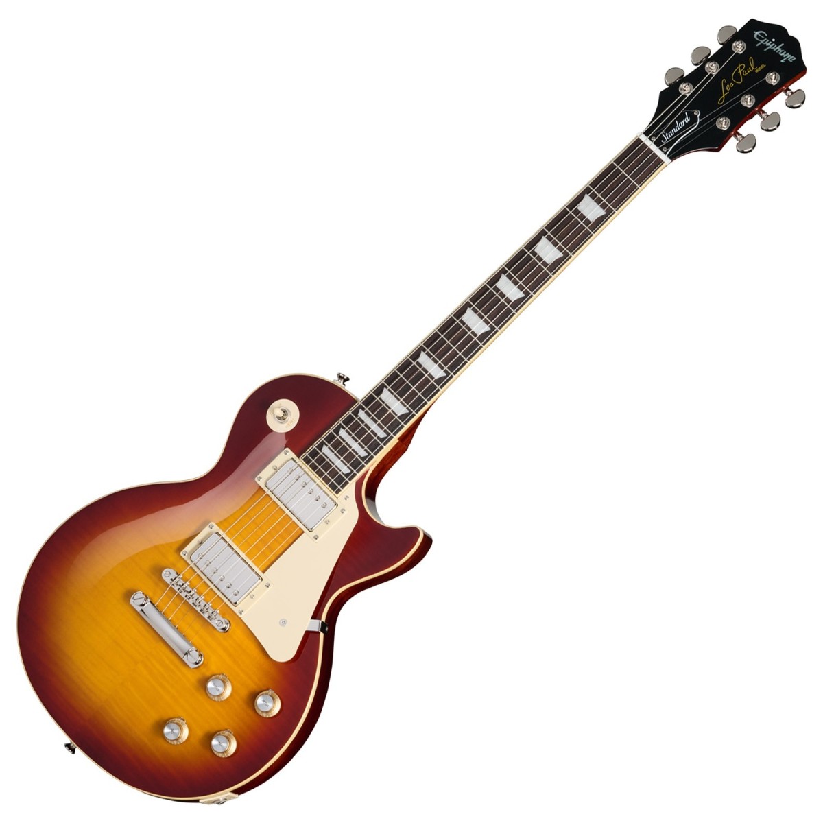 Click to view product details and reviews for Epiphone Les Paul Standard 60s Figured Iced Tea Burst.