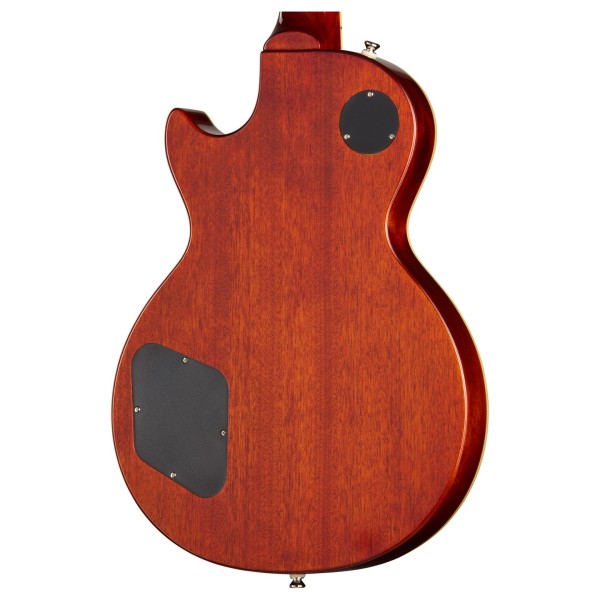 Epiphone Les Paul Standard 50s Figured, Washed Cherry Sunburst - back of body