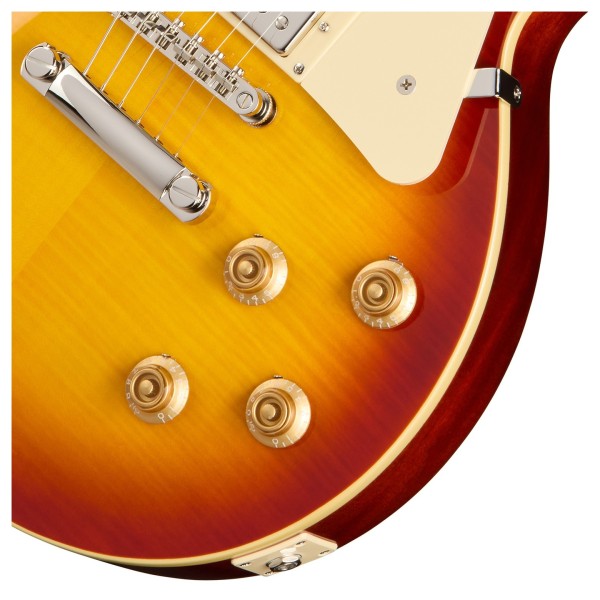 Epiphone Les Paul Standard 50s Figured, Washed Cherry Sunburst - controls