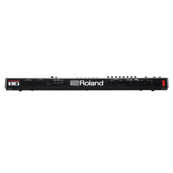 Roland Fantom 6 Synth Keyboard, Black - Rear