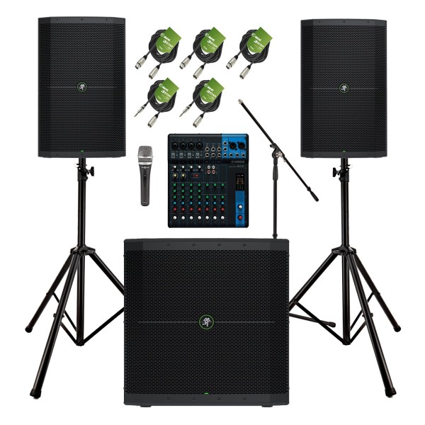 Mackie Thump215 Complete PA System Bundle
