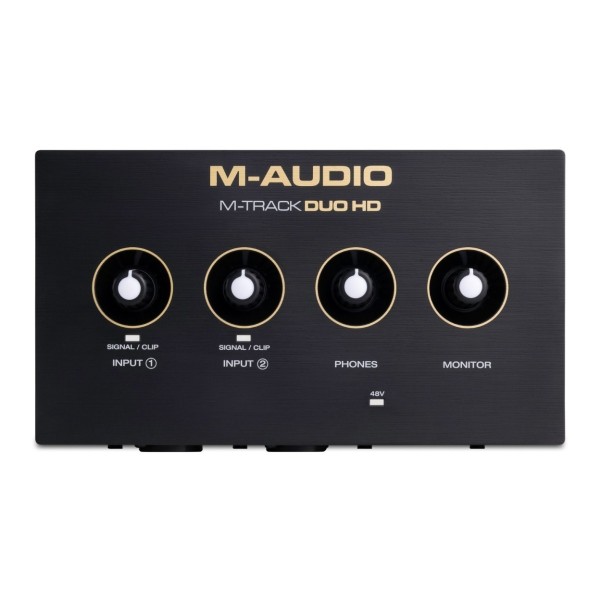 M-Audio M-Track Duo HD Producer Pack - Interface Top