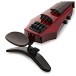 NS Design WAV4 Electric Violin, Transparent Red Gloss