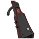 NS Design WAV4 Electric Violin, Transparent Red Gloss