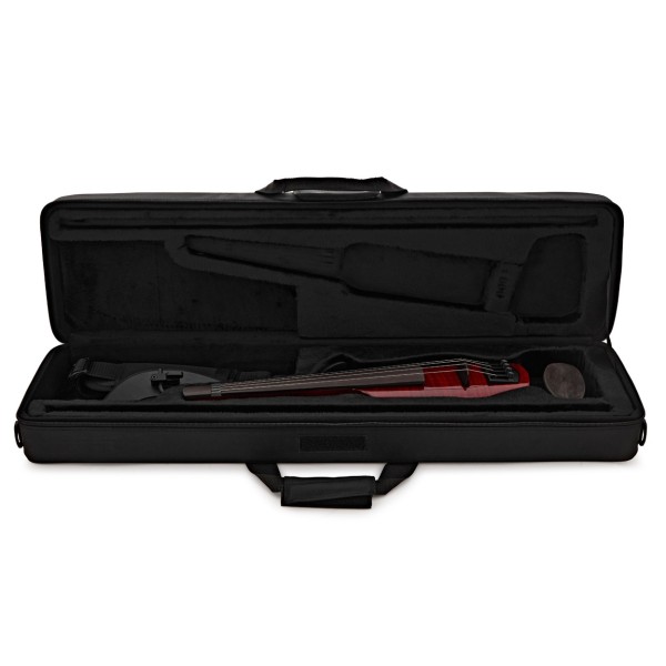 NS Design WAV4 Electric Violin, Transparent Red Gloss
