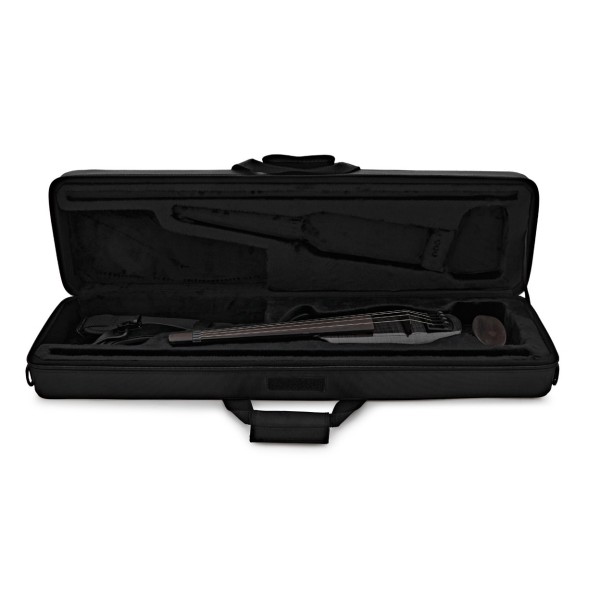 NS Design WAV4 Electric Violin, Transparent Black Gloss