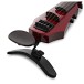 NS Design WAV5 Electric Violin, Transparent Red Gloss