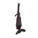 NS Design WAV5 Electric Violin, Transparent Red Gloss