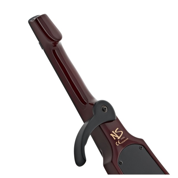 NS Design WAV5 Electric Violin, Transparent Red Gloss