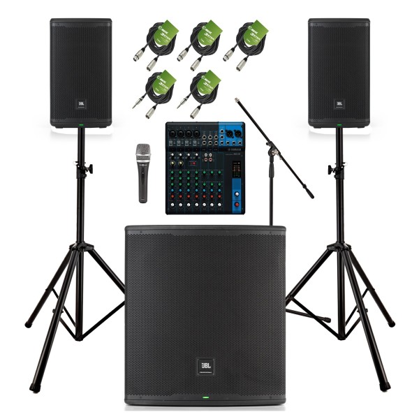 JBL EON710 Complete PA System Bundle
