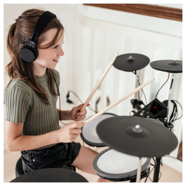 VISIONDRUM-PRO Electronic Drum Kit with Stool, Headphones & Bluetooth
