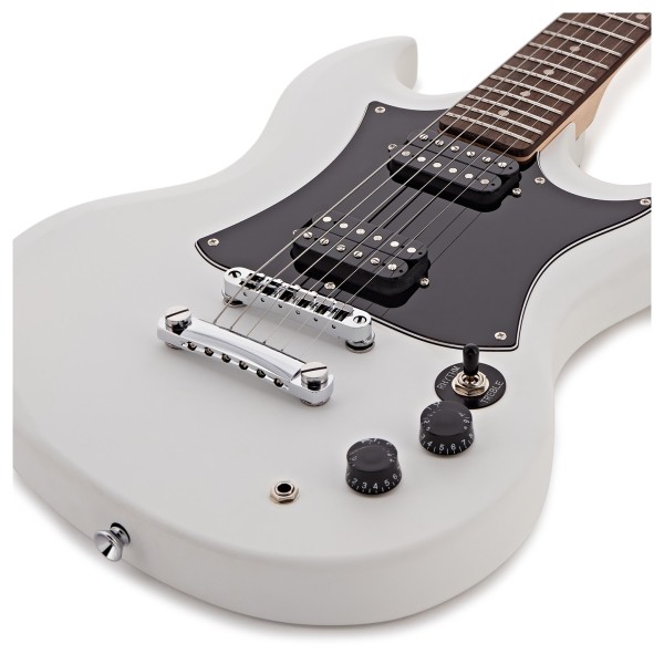 Brooklyn Electric Guitar by Gear4music, White
